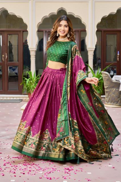 Artriddhs Dola silk vol 106 Traditional lehengha choli wholesalers in Kolkata